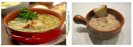 alternatica alla pasta, zuppa di cipolle