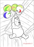 Winnie the Pooh con i palloncini