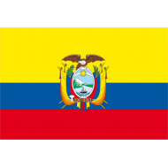 Dal 1830 lasciata l´unione con Colombia e Venezuela l´Ecuador adottò questa bandiera