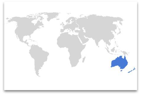 bandiere nazionali dell'Oceania