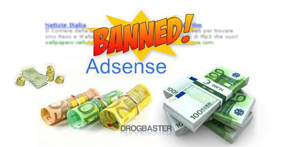  Banned Google Adsense: violazione del regolamento