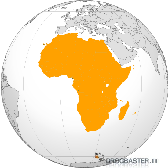 posizione africa nel globo terrestre
