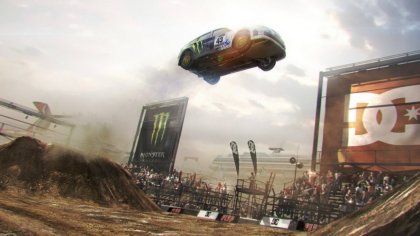 Immagine del videogame Dirt2 gioco di rally della serie Colin McRae .