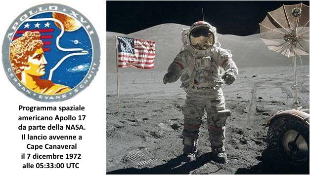 programma spaziale americano Apollo 17 da parte della NASA