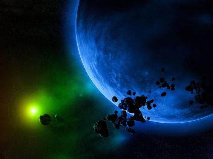 Asteroidi di fronte al Pianeta Terra