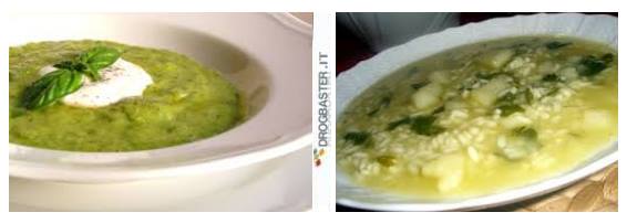 minestra zucchine e riso