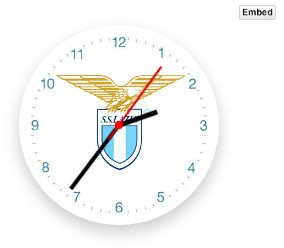 gratis orologio con lo stemma Lazio