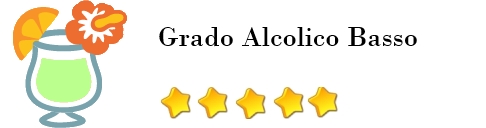 cocktail grado alcolico Medio valutazione: 5