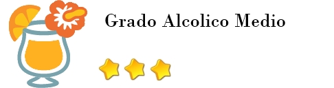 cocktail grado alcolico Medio valutazione: 3