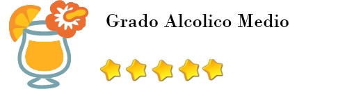 cocktail grado alcolico Medio valutazione: 5