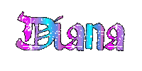 scritta nome diana