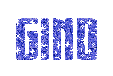 Gino scritta glitterata 