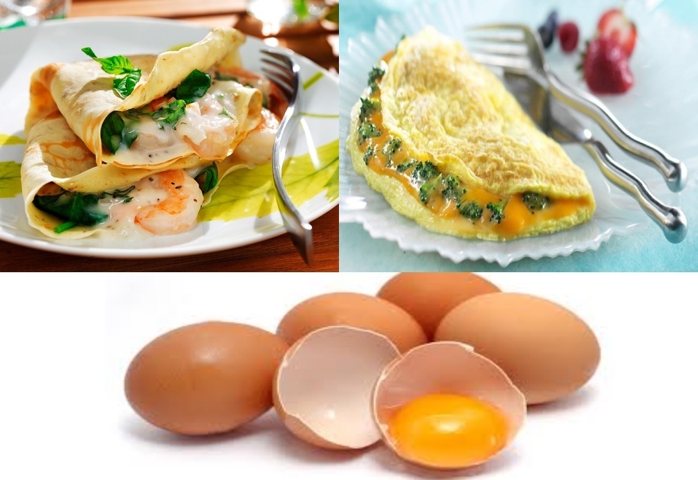 crepes omolettes uova