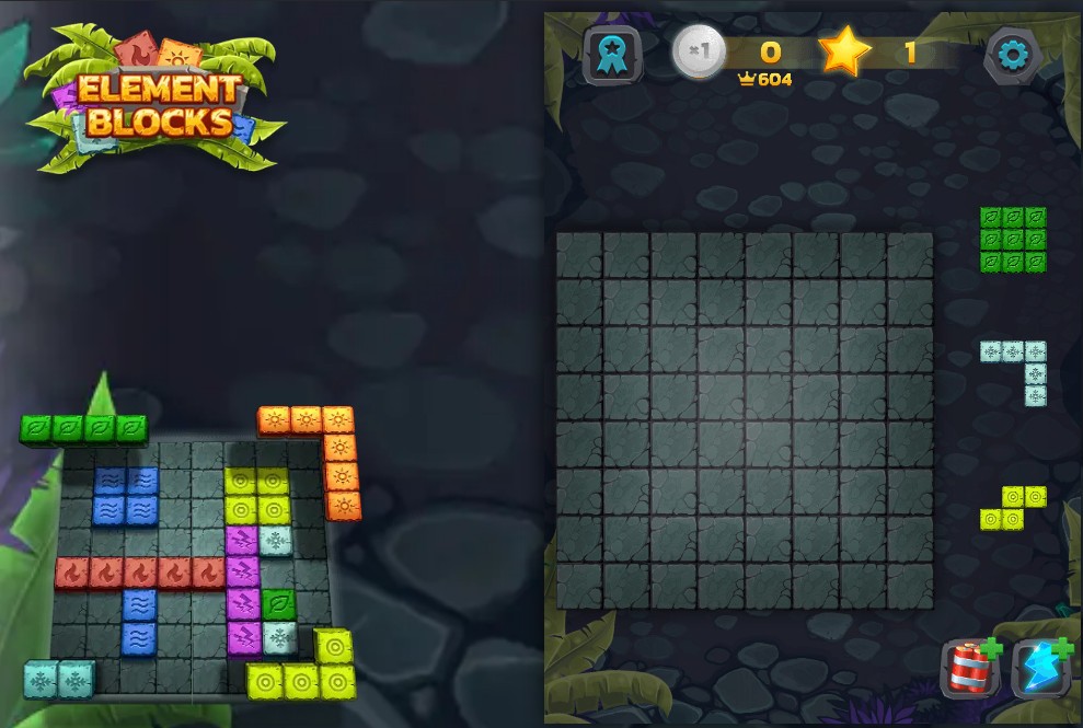 Gioco di puzzle tipo tetris 3D