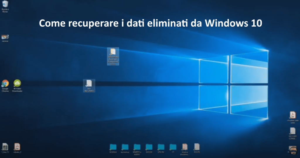 Come recuperare i dati eliminati da Windows 10